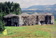 De als enige afgebouwde infanteriebunker S73 (foto 1999)